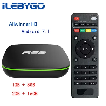

3pcs/lot R69 Smart Android 7.1 TV Box 1G 8G Allwinner H3 Quad-Core 2.4G Wifi Set Top Box 2G 16G HD Media Player Ott Android Box