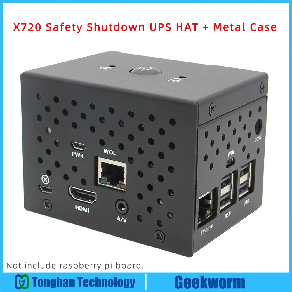 Raspberry Pi X720 UPS шляпа (18650 мощность) + безопасное отключение Пробуждение на Lan RTC