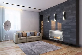 

Master flame electric fireplace with stainless steel