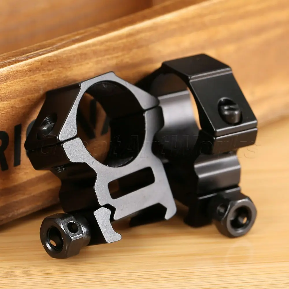 Good Quality 2PCS Hunting 1 Inch 25 4mm Medium Profile Scope Ring 21mm Picatinny Weaver Rifle