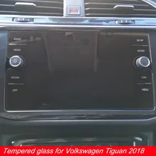 8 дюймов для Volkswagen Tiguan протектор экрана автомобиля gps навигация lcd Закаленное стекло пленка для VW Tiguan Atlas аксессуары