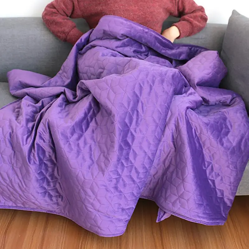 

Premium Weighted Blanket And Removable Cover Blanket Ease The Self-closing Insomnia For Adults And Children 120*180 1.55KG