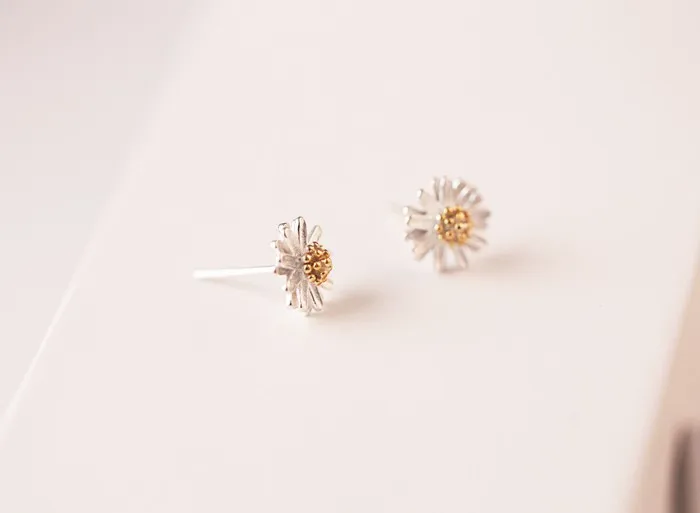 daisy fresh flower earrings (25)