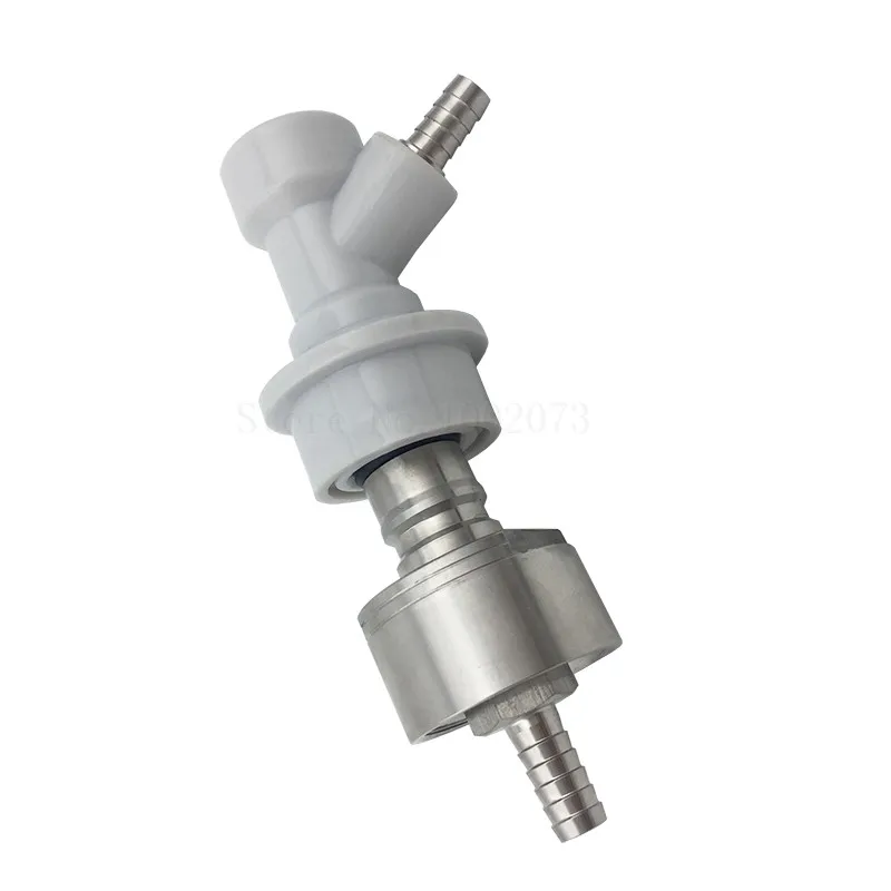 Stainless Steel Carbonation Cap Carbonator - Gas Ball Lock Disconnect -14Barb Homebrew Beer Cornelius Corny keg (5)