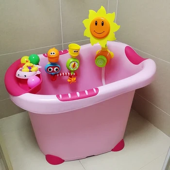 

Oversized Baby Child Bath Barrel Baby Barrel Temperature Tub Children Plastic Bath Bucket Thickening