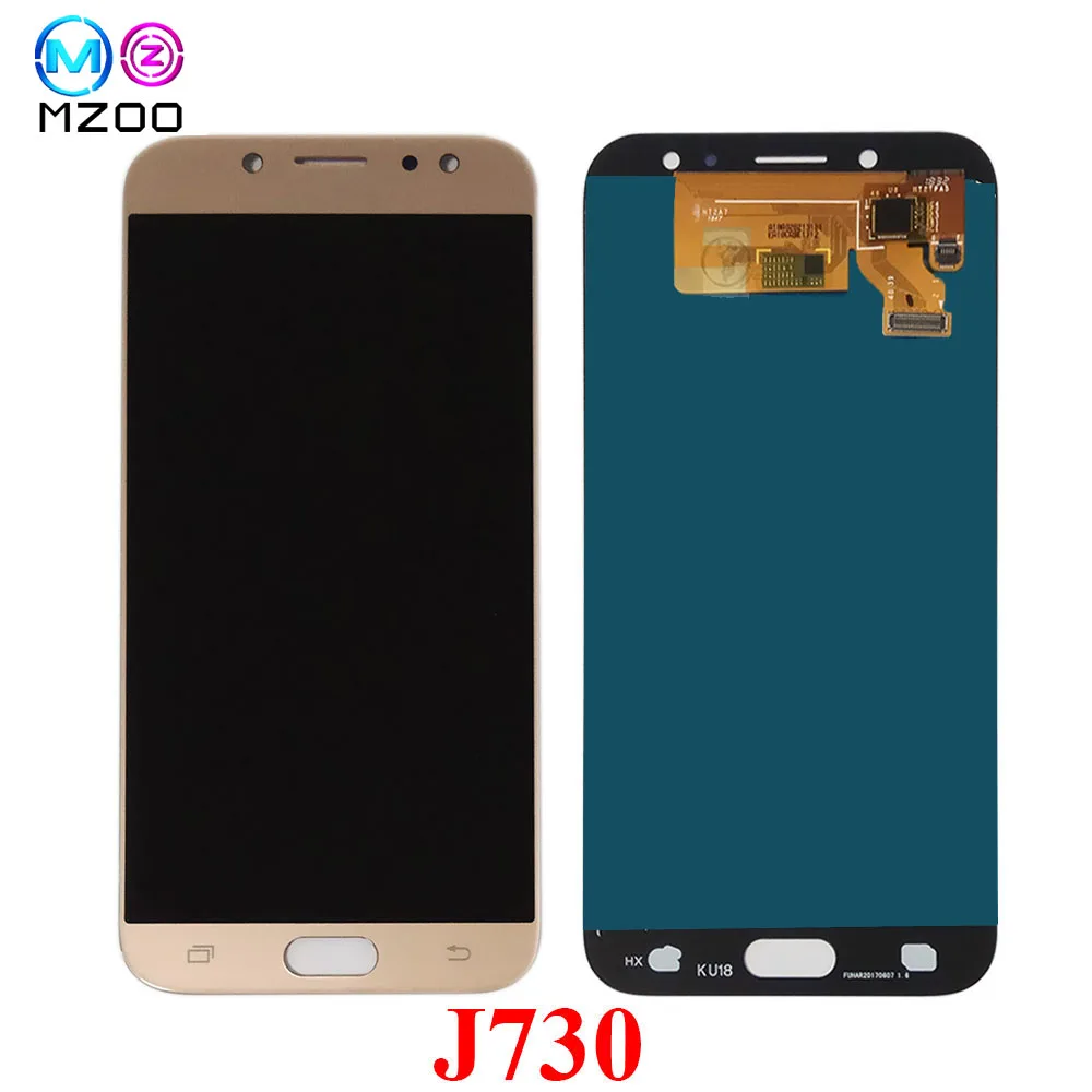 100% тест 5 &quotдисплей для samsung Galaxy J730F J730GM J730G ЖК-дисплей сенсорный экран J7 Pro 2017 J730