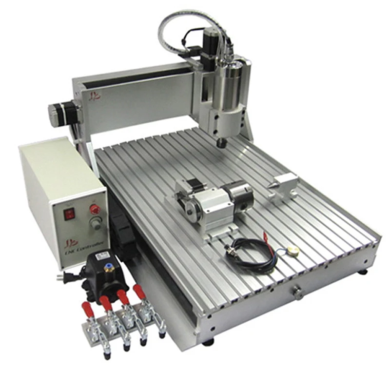 CNC Router 6090 Metal Carving Machine 1.5KW Water Cooled 3 4 Axis Wood Milling Machine 110v 220v