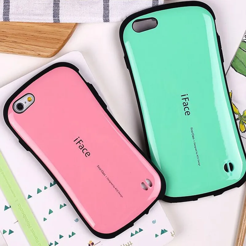 Для iphone X cace iFace первоклассный гладкий глянцевый PC TPU силиконовый милый