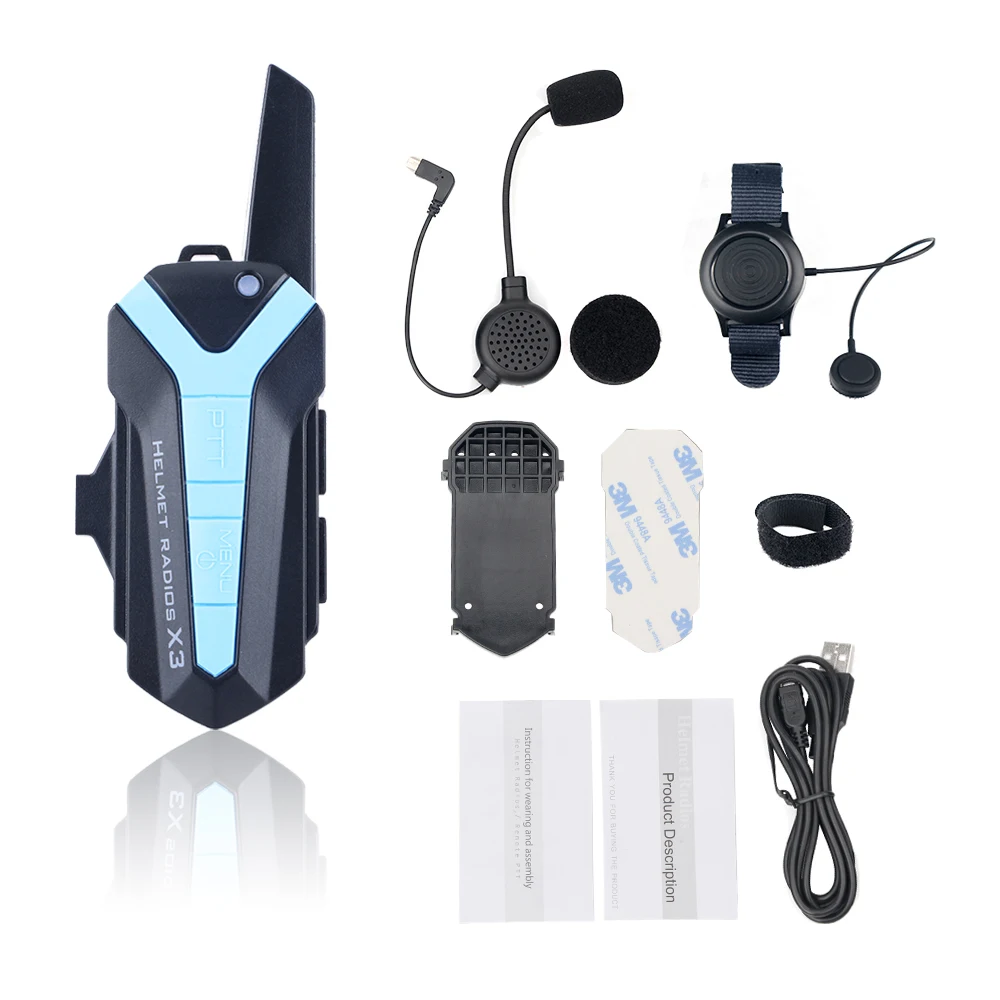 X3 plus motorcycle intercom (3)