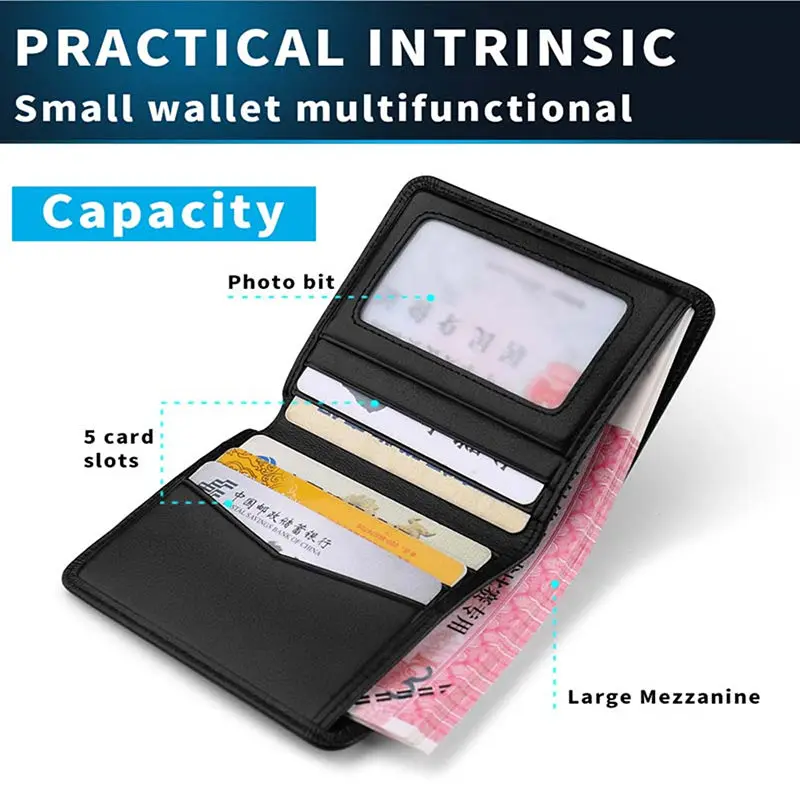 100% Genuine Leather Small Mini Ultra-thin Wallets men Compact wallet Handmade 100% Genuine Leather Small Mini Ultra-thin Wallets men Compact wallet Handmade