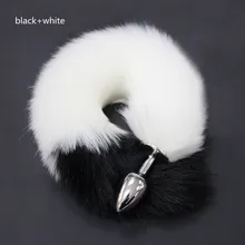 Plug anal de rabo de raposa e de metal, brinquedo sexual erótico para mulher e homens, sexy plugue bunda acessórios para adultos