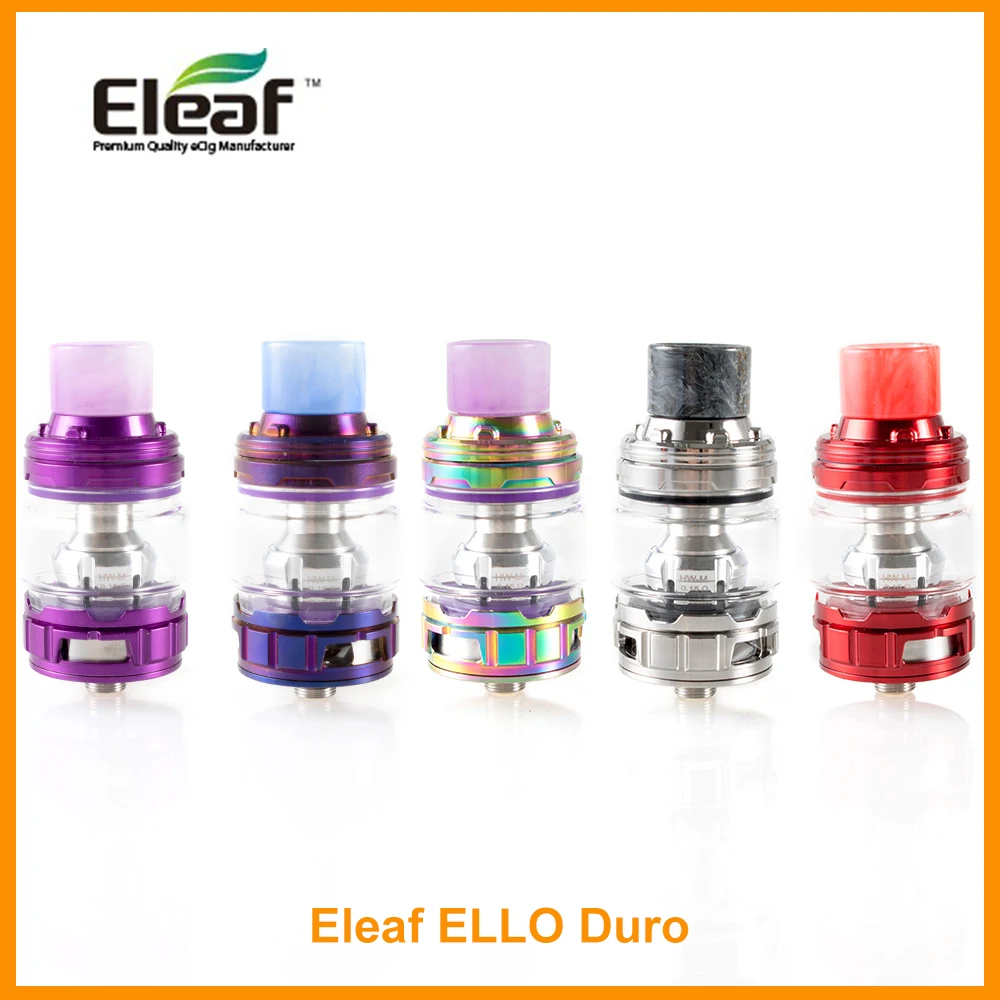 Original Eleaf ELLO Duro Atomizer 6.5ml Capacity with 0.15ohm HW-M/0.2ohm HW-N Coil For iJust 3/istick Pico S E-Cigarette