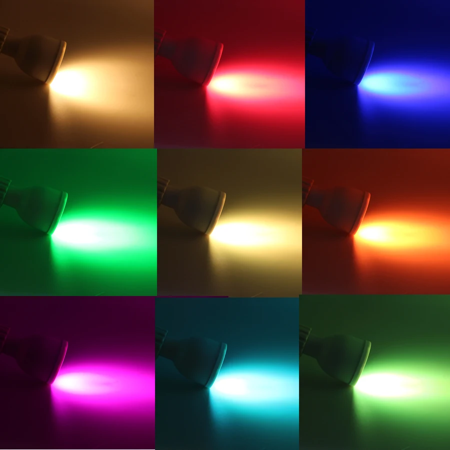 Milight 2 4G светодио дный лампы MR16 GU10 E14 E27 лампа Smart 4 W 9 12 ССТ/RGBW/RGBWW/RGB + CCT Light & РФ Alexa Wi Fi