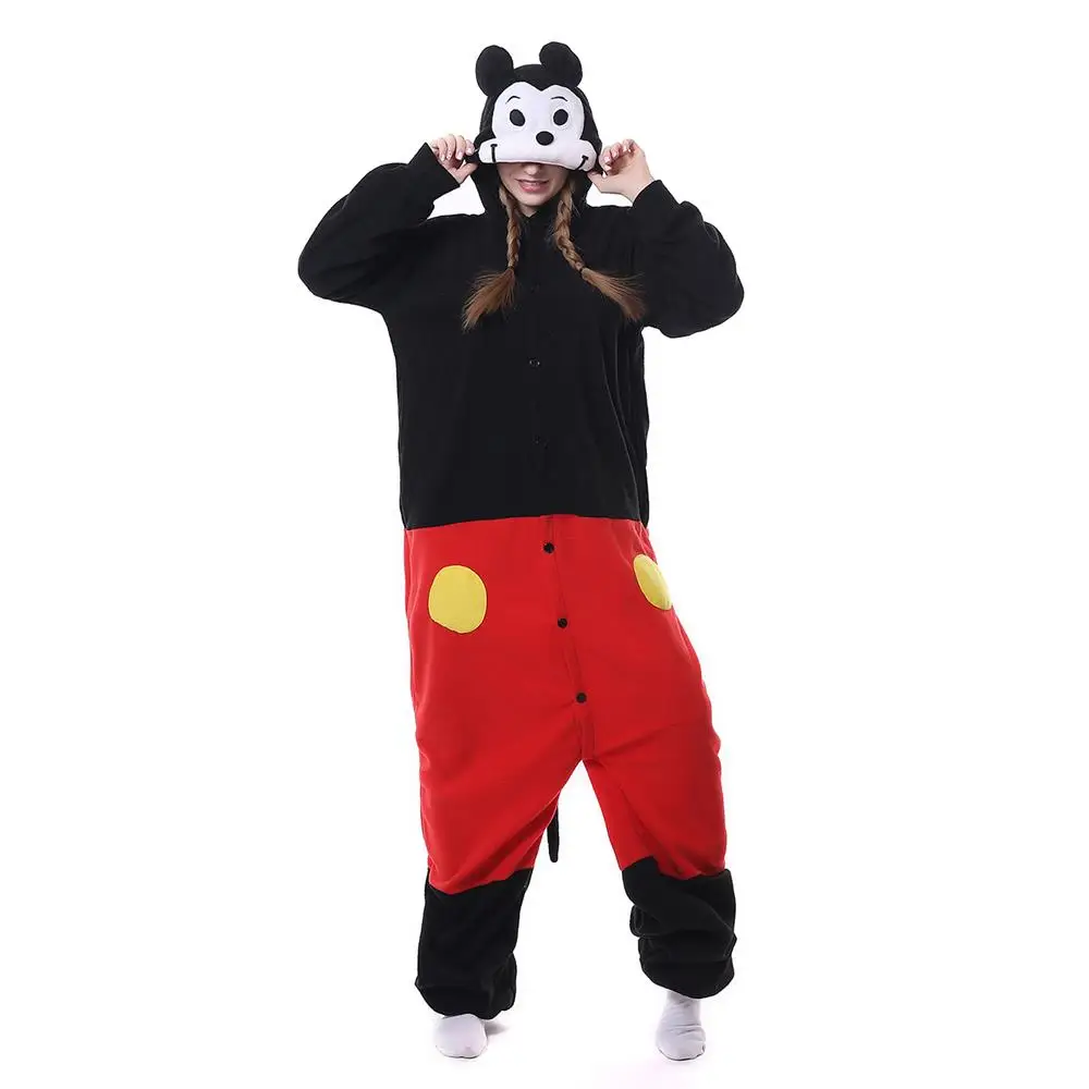 Кигуруми взрослый черный медведь Кумамон комбинезон для костюмированного представления костюм пижамы для женщин мужчин - Цвет: Пурпурный