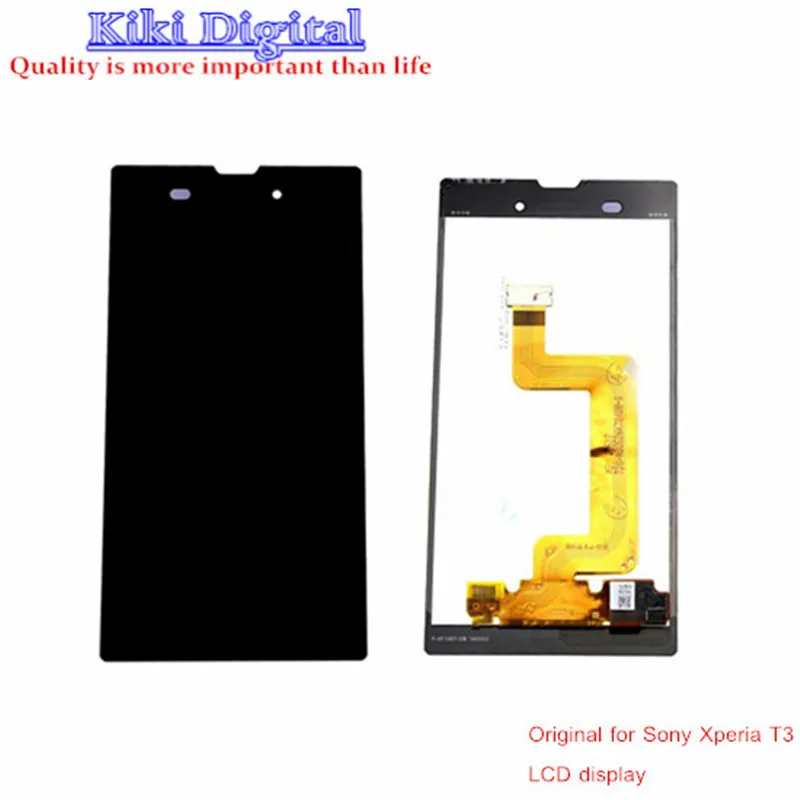 

100% Original Tested Black LCD Display For Sony Xperia Style T3 M50W LCD Touch Screen Digitizer Assembly White Black