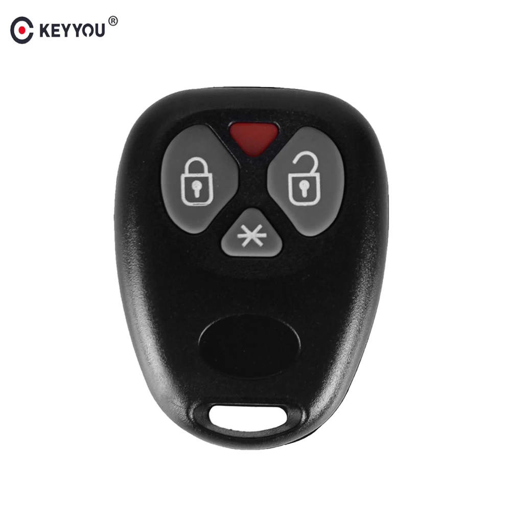 

KEYYOU 4 Buttons New Replacement Remote Car Key Case for Brazil Control Old Positron Alarm Remote Key Shell