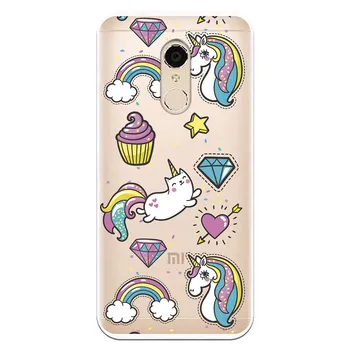 

Unicorn Cupcake WP004 costume drawing stand case for Xiaomi Redmi 5