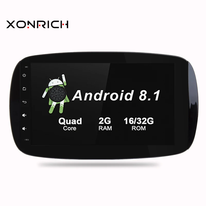 

9" 1 din Android 8.1 Car Multimedia player For Mercedes/Benz Smart Fortwo 2015 2016 2017 GPS Navigation Audio 4G Wifi DAB+