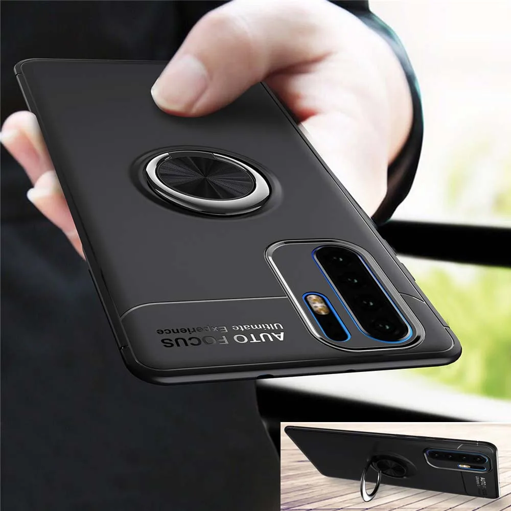 

Case For Huawei P30 Pro Lite Case Luxury Soft Silicone Magnetic Ring Cover Coque For Huawei P 30 P30 Pro P30PRO Case Cover