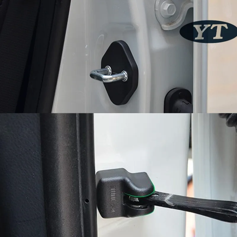 Автоматическая дверная проверка крышка и дверной замок защитная крышка, водостойкий протектор для toyota corolla-,8 шт./лот