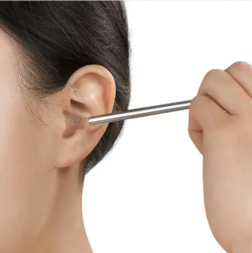 

New Ear Pick Cleaners Digital HD Visible Ear Wax Removal Tool Stainless Steel Ear Care ear curette Safe Healthy Cleaning