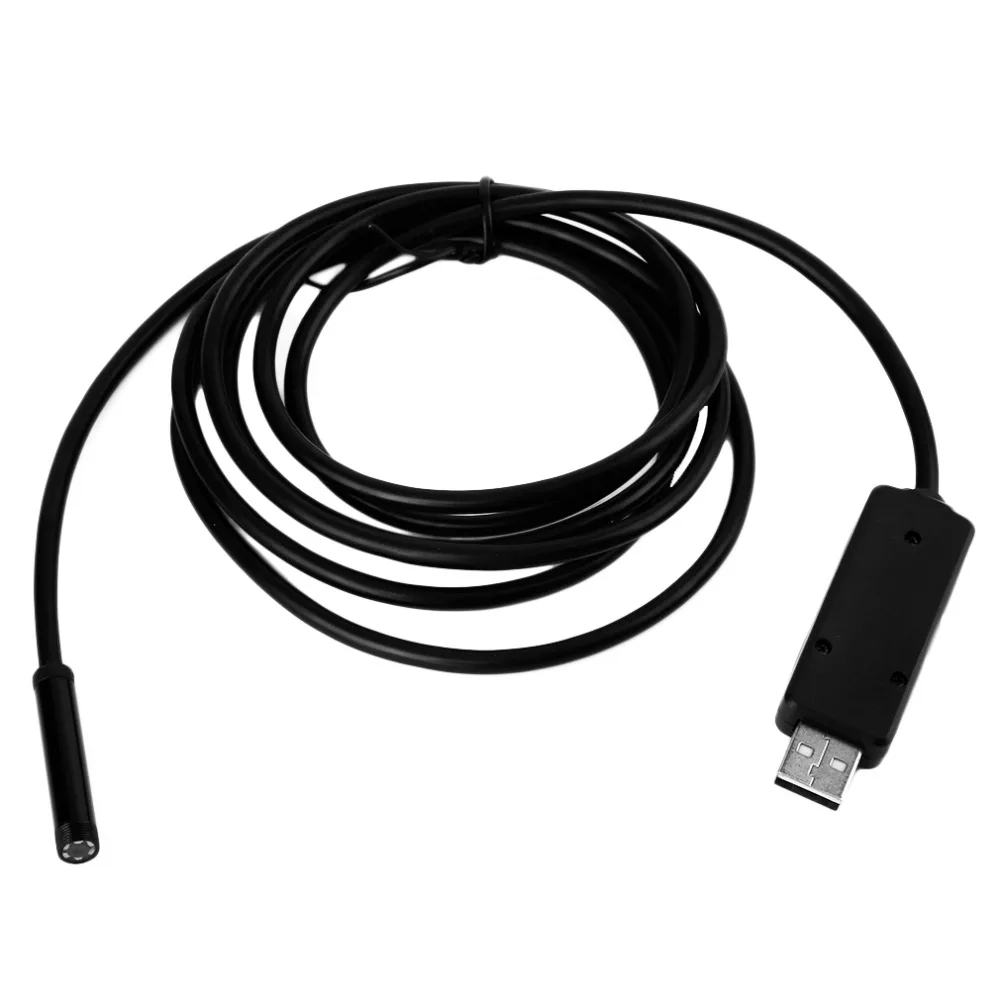 

2018 New HD USB Endoscope Borescope Snake Inspection Tube Video Camera 6 LEDs Waterproof IP67 2/5/7/10/15M 17mm Dropshipping