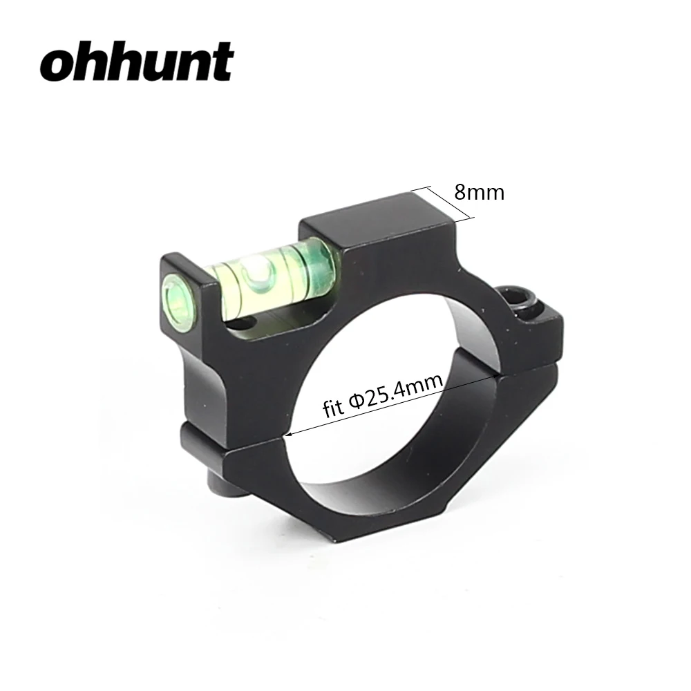 ohhunt 25.4mm 30mm 34mm 35mm Scope Tube Bubble Level Hunting Tactical Riflescope Laser Sight Alloy Mounts Accessories (4)