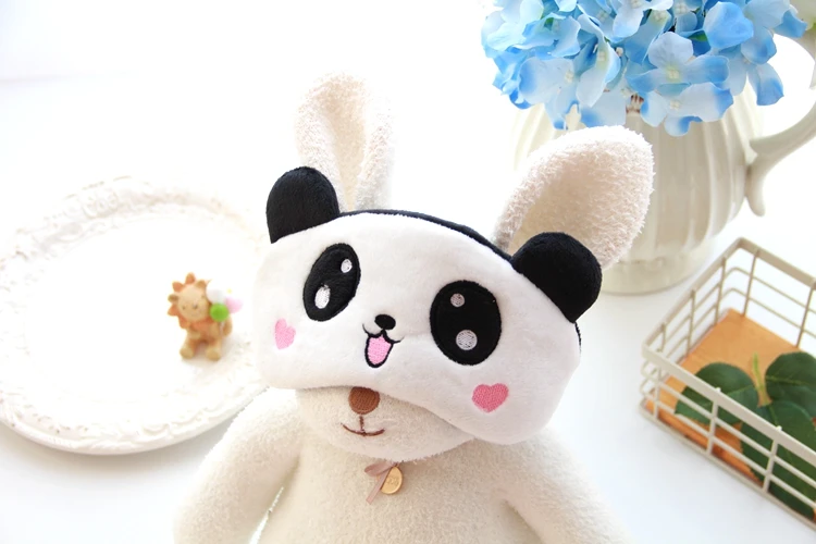 Panda Sleep Eye Mask Sleeping Mask Plush Eye Shade Cover Eyeshade Relax Mask Travel Home Party Gift Kawaii Plush Sea Lion