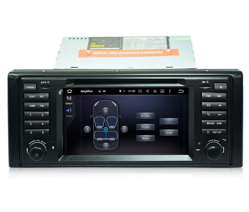 Top 7"HD IPS 1024X600 Android 8.0 Car DVD GPS Navi For BMW E53 X5 E39 Radio Stereo GPS Navigation 8 Core BT 4G WIFI 4GB RAM 32GB ROM 1
