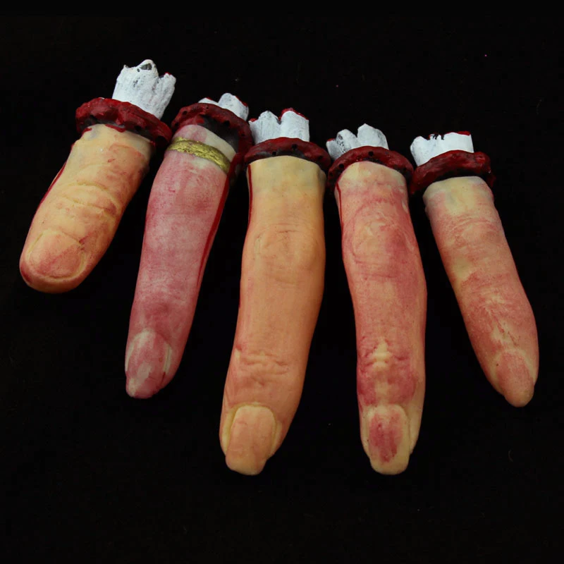 new 1 set severed scary cut off bloody fake latex lifesize fingers hand halloween prop halloween horror props hot sale 03 - Halloween Props For Sale new 1 set severed scary cut off bloody fake latex lifesize fingers hand halloween prop halloween horror props hot sale 03 - Halloween Props For Sale