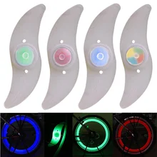 2pcs Hot Bicycle Spokes Lamp Cycling Bike Willow LED Wheel Wire Lights ALS88