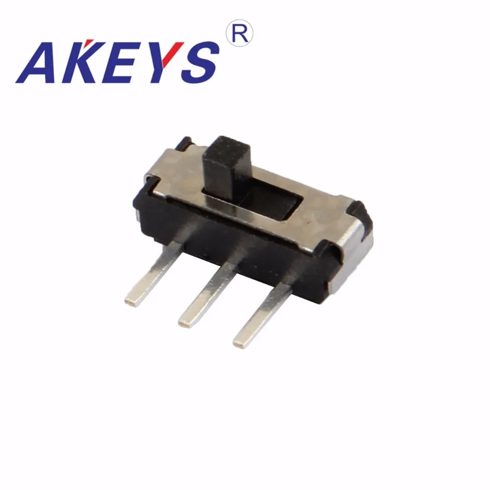 

30PCS MSK-12D19 MINI slide switch 1P2T SPDT side insert 3 pin mini toggle switches micro slide switches