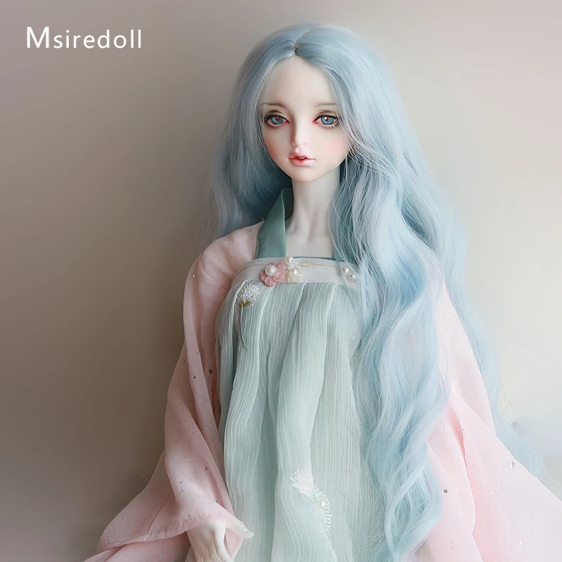 Msiredoll шарнирные аксессуары для куклы BJD 1/3 парик термостойкий парик из волокна большие волнистые волосы Сделано в Китае