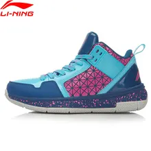 Li-Ning/мужские баскетбольные кроссовки CBA на корте, дышащие амортизирующие кроссовки с подкладкой, спортивная обувь Li-Ning ABPK061 XYL078