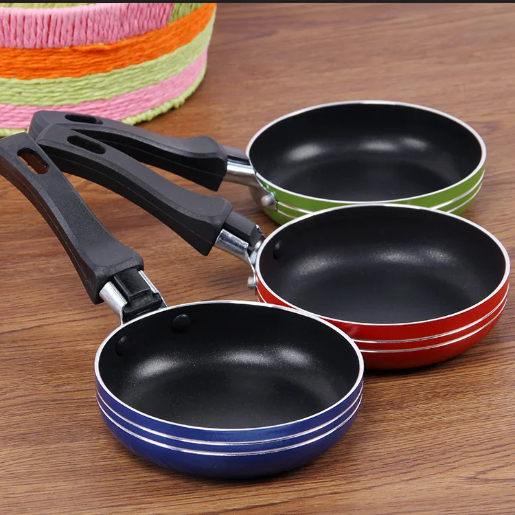 eTya Colorful Mini Egg Pancake Pan Stainless Steel Frying PanKitchen