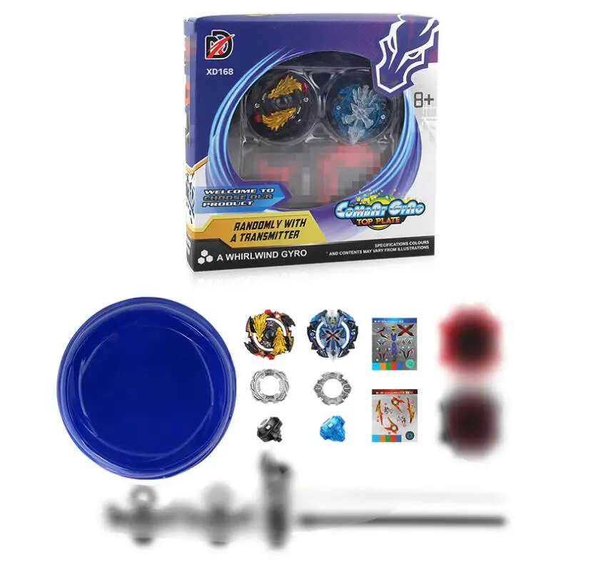 

70PCSSpinning Top Burst Launcher Battle A Set In Box Zillion Zeus / Zeutron Burst STARTER SET w/ Launcher B-59