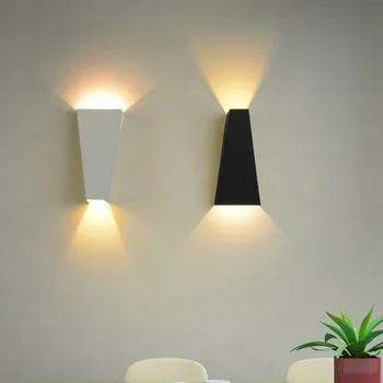 

Trapezoid LED Wall Lamp Aluminum Modern Creative Wall Light For Living Room Balcony Corridor Bedroom Garden Artistic Lights