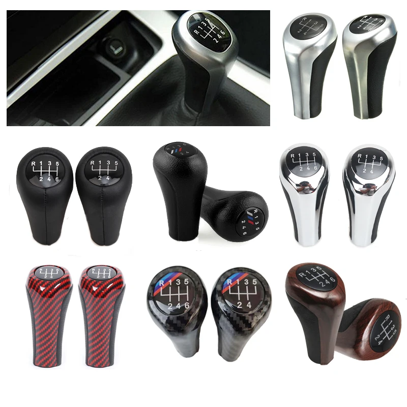 

5 Speed 6 Speed Car Gear Shift Knob With M Logo For BMW 1 3 5 6 Series E30 E32 E34 E36 E38 E39 E46 E53 E60 E63 E83 E84 E90 E91