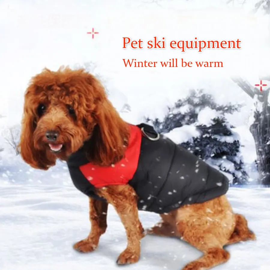 للماء كلب جرو سترة سترة التزلج الخريف/الشتاء الدافئة الكلب الملابس معطف ل صغيرة كلاب متوسطة وكبيرة الحجم 6 اللون
