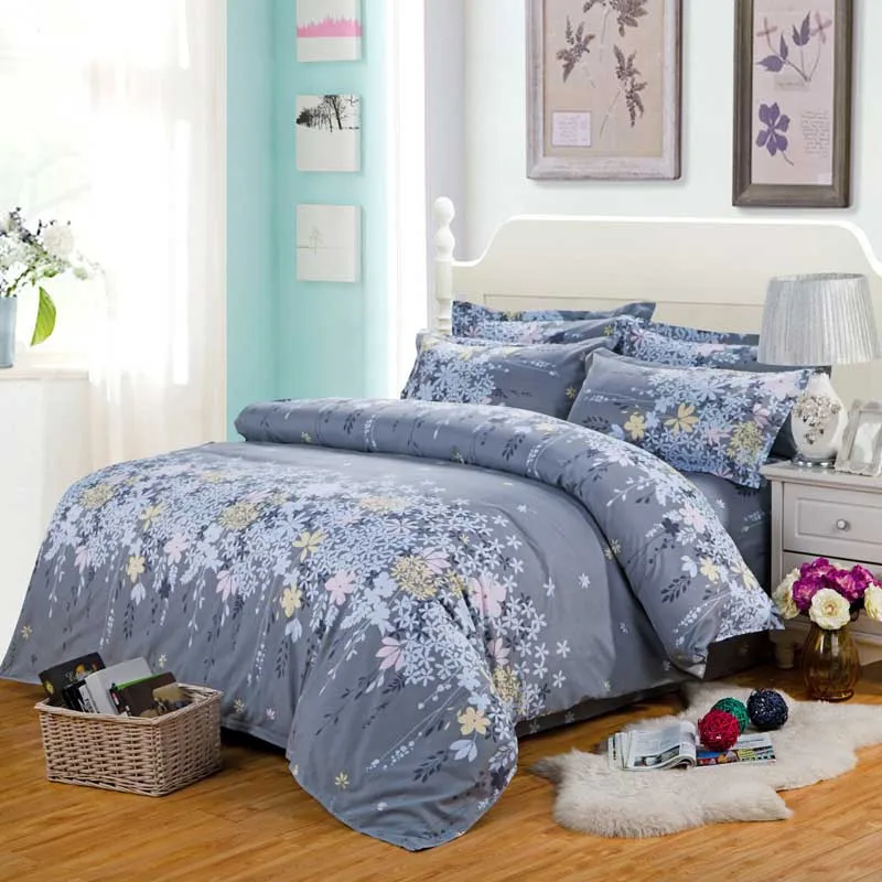 2017 Hot Sales Duvet Cover Polyester Bedding Sets Active printing Bedding Set 3pcs/4pcs Bed