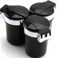 1 шт. портативный светодиодный автомобильный Пепельница универсальный держатель цилиндра для сигарет автомобильный Стайлинг Мини