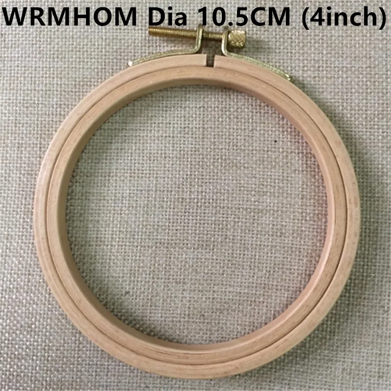 WRMHOM Dia10.5cm 4,13 дюймов деревянная Вышивка Обручи ручные Сделай Сам Вышивка крестиком обруч швейные инструменты инструмент ручной работы