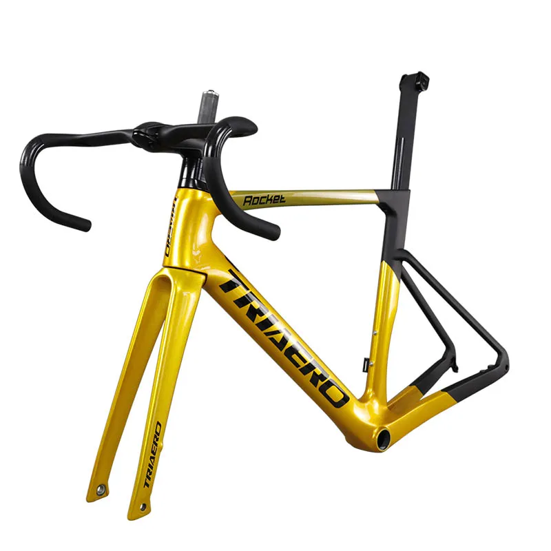 Best All Internal Cable Carbon Disc Brake Flat Mount Road Bike Disc Frame A9 2