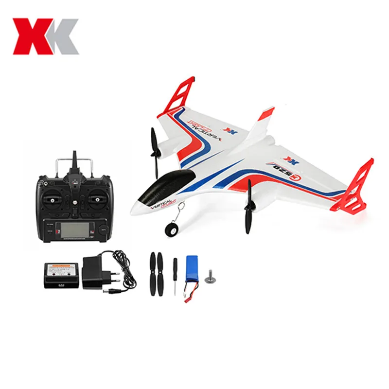 Оригинальный XK X520 2 4G 6 каналов Wi Fi FPV VTOL вертикальный взлет и посадка 3D EPP RC Самолет