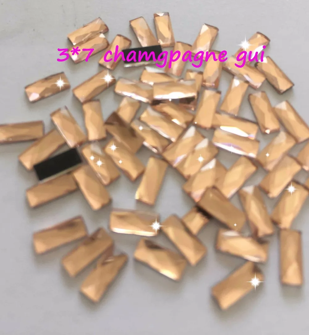 DIY strass Hot Sale square 3*7mm 200pcs/pack Glass Flatback Crystal Hotfix Rhinestones iron on clothes glitter accessaires-in Rhinestones from Home & Garden ...