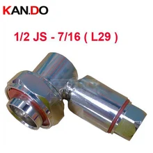 11 шт./лот, Телеком использования 1/" JS до 7/16" Мужской соединитель коаксиальный кабель фидера L29 разъем, кабель питания Дин Мужской Разъем