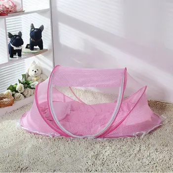 

Free shipping 2014 High Quality Portable Pop Up Travel Bubble Cot Baby Mosquito Net Crib Bassinet