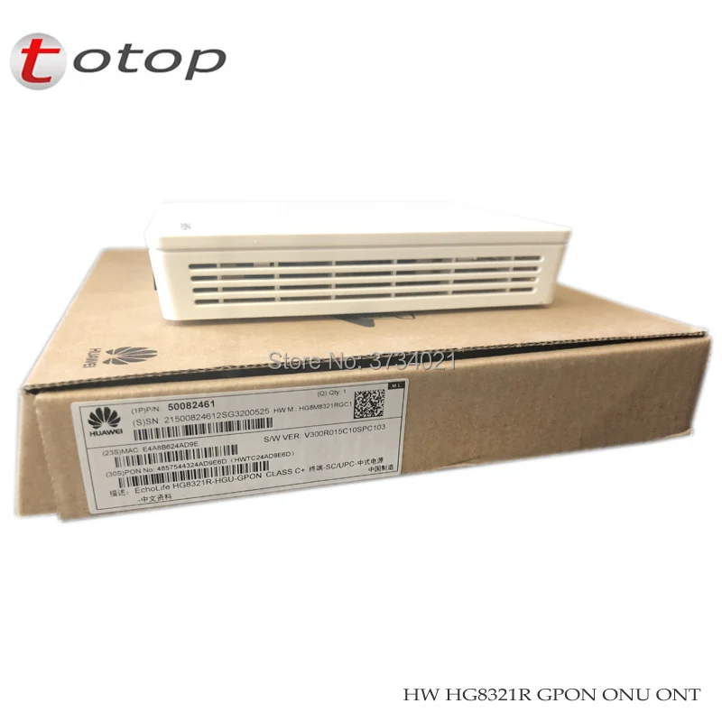 Huawei HG8321R GPON ONU 1GE+ 1FE+ 1 Голосовой порт, H.248 и SIP двойной протокол FTTH GPON ONT модем, английская прошивка