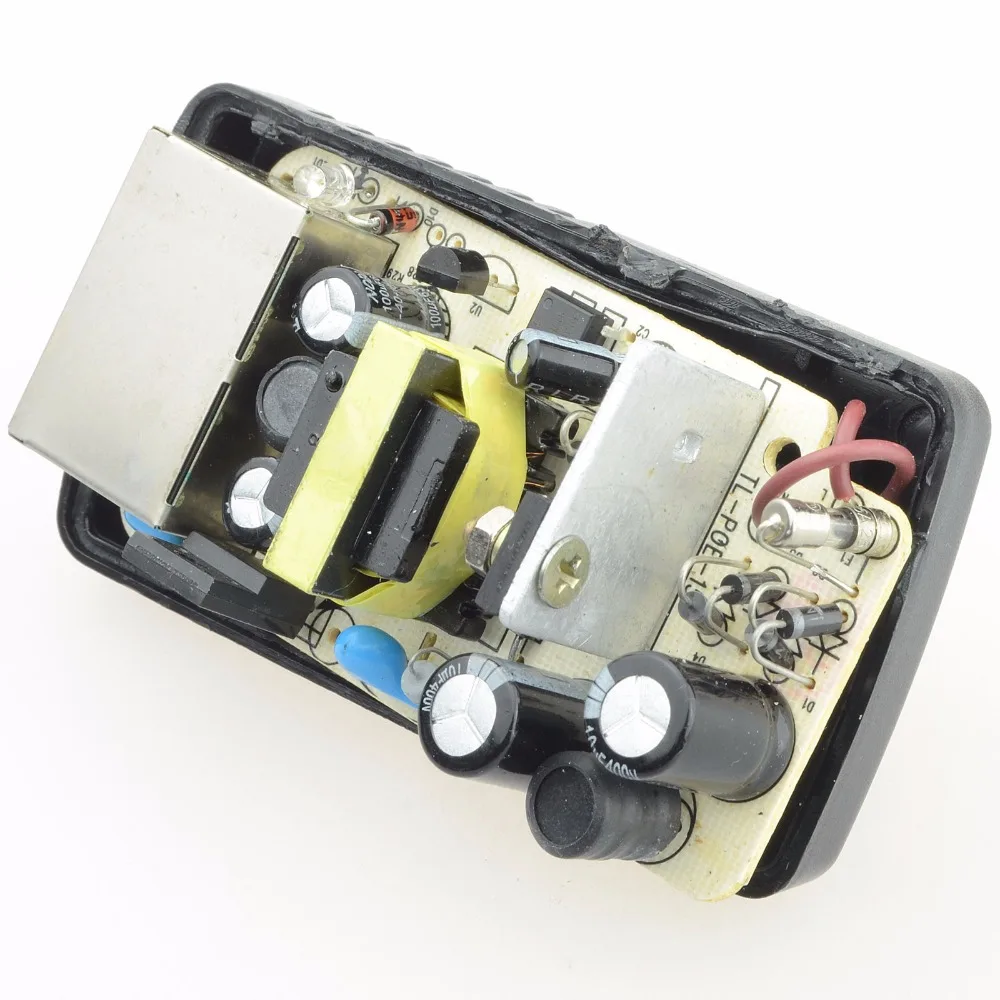 Европейский стандарт 48 в 0 5 А PoE Инжектор Power Over Ethernet адаптер для беспроводной