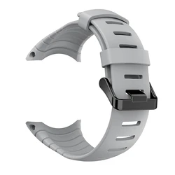 Sport Silicone Strap Replacement Wristband with Tools (GRAY)